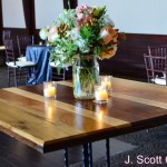 J Scott Catering Reclaimed Barn Wood Cocktail Table