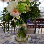 Robertsons Flowers at J Scott Catering Home Wedding in Chester County