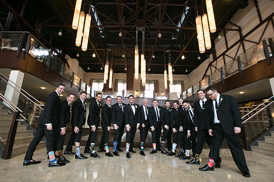 Groomsmen at the Phoenixville Foundry