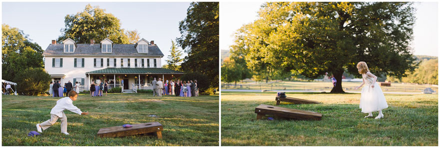 Lawn Games at Outdoor Wedding