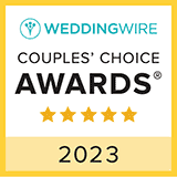 Wedding Wire Couple's Choice Awards 2023 badge